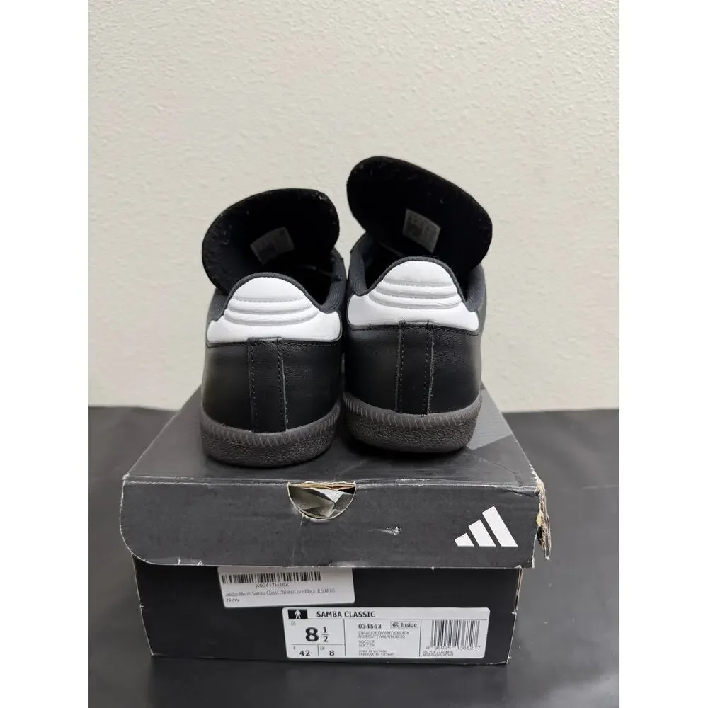 Adidas Samba Classic Black White Gum US 8 Use
